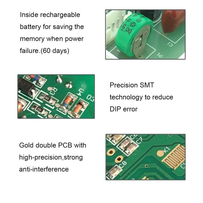 Timer digital SINOTIMER, interval de 1 secunda, 12V temporizator LCD digital programabil saptamanal 7 zile, CN101S-4