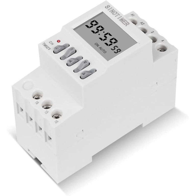 Temporizator 24 V, programabil 1 secunda pana la 99 de ore Releu de timp pentru ciclul automat infinit