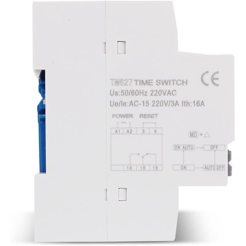 Temporizator 24 V, programabil 1 secunda pana la 99 de ore Releu de timp pentru ciclul automat infinit