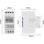 Temporizator 24 V, programabil 1 secunda pana la 99 de ore Releu de timp pentru ciclul automat infinit