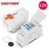 Temporizator digital programabil 12V, Sinotimer, 1min - 168 ore, releu electronic cu ceas și baterie înlocuibilă, TM919H-4