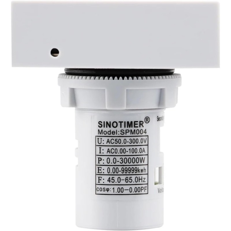 Contor digital multifuncțional: Voltmetru, Ampermetru, Frecvență (Hz), Tensiune, Curent, Consum energie (kWh), 230V