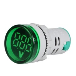 Voltmetru digital cu LED și afișaj luminos – Indicator de tensiune AC 60-500V, VERDE