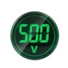 Voltmetru digital cu LED și afișaj luminos – Indicator de tensiune AC 60-500V, VERDE