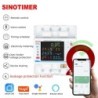 Contor de energie trifazic 3P+N, diferential, Sinotimer ,WiFi Tuya, bidirecțional, panouri fotovoltaice 100A, DTS6619-3PN-L