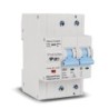 Întrerupător de circuit inteligent Sinotimer, Tuya, WiFi monofazic, 2P, 230V, 63A, protectie suprasarcina, scurtcircuit