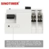 Comutator inteliget pentru PV WiFi eWeLink 2P 125A AC 230V ATS cu alimentare dublă, selector automat de transfer