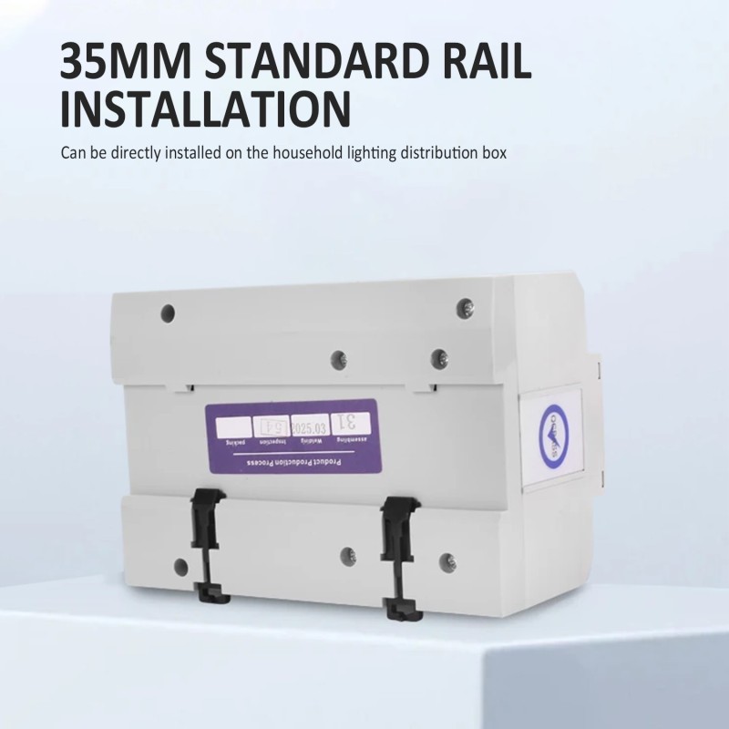 Comutator inteliget pentru PV WiFi eWeLink 4P 125A AC 230V ATS cu alimentare dublă, selector automat de transfer