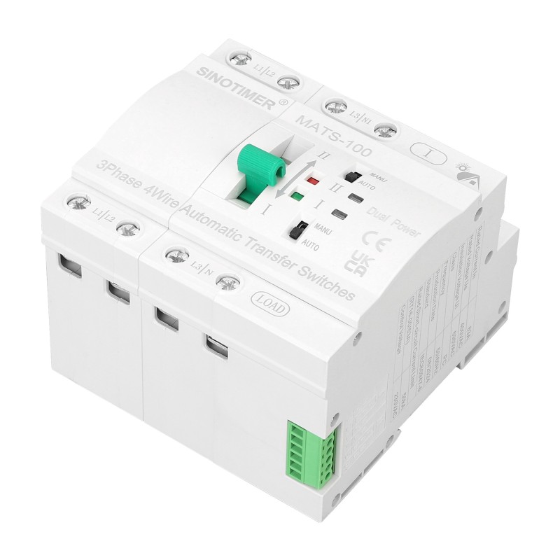 Comutator de transfer automat, PV, ATS Sinotimer, AC, 4 Poli Trifazic, 63A, MATS-100 4P 63PV