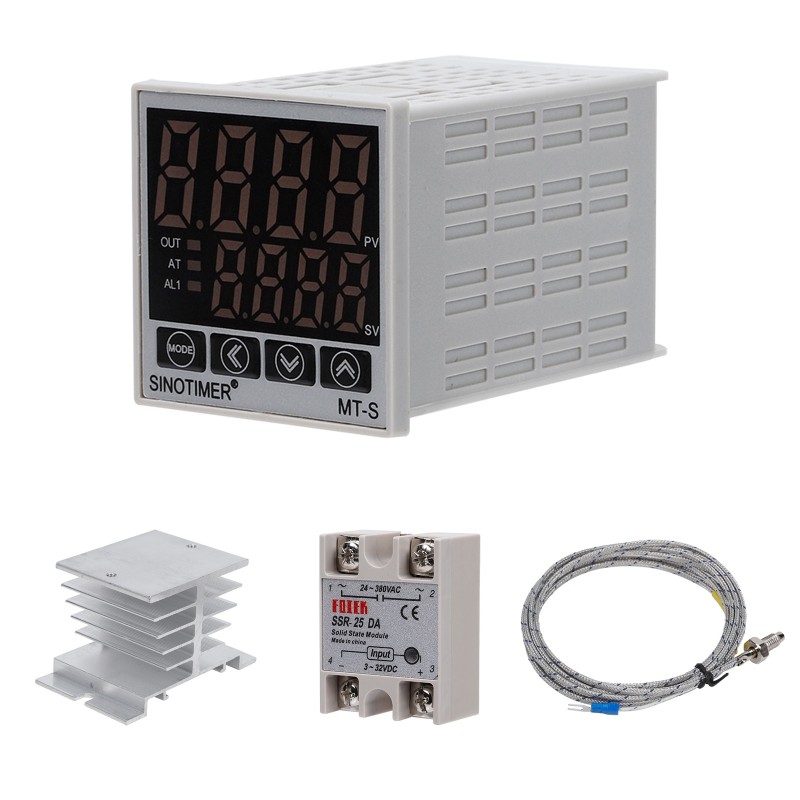 Termostat digital PID Sinotimer controler temperatura incalzire si racire 100-240V intrare termocuplu K releu sau SSR
