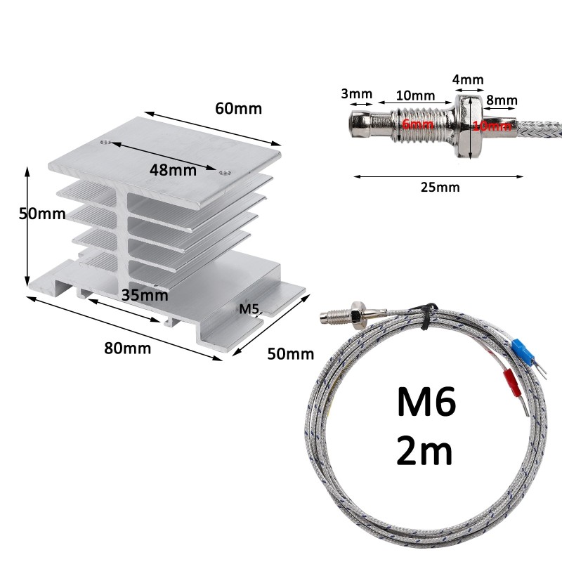 Termostat digital PID Sinotimer controler temperatura incalzire si racire 100-240V intrare termocuplu K releu sau SSR