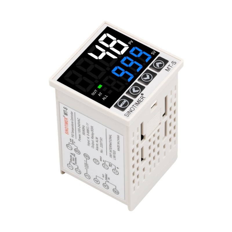 Termostat digital PID Sinotimer controler temperatura incalzire si racire 100-240V intrare termocuplu K releu sau SSR