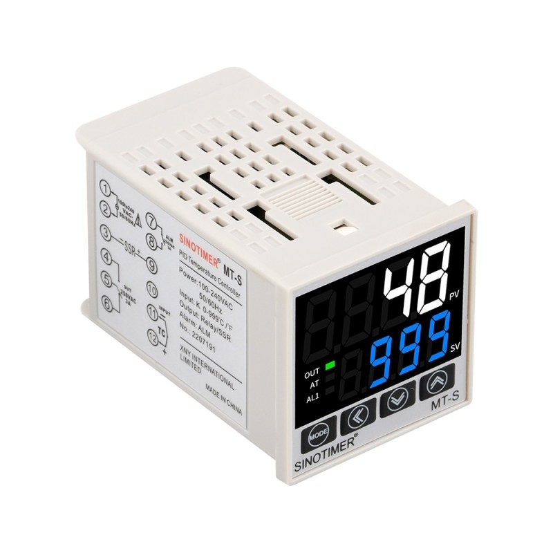 Termostat digital PID Sinotimer controler temperatura incalzire si racire 100-240V intrare termocuplu K releu sau SSR