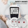 Priza inteligenta cu contor energie LCD reglabil 135°, 230V, 16A, 3680W, monitorizare consum si cost in timp real, memorie