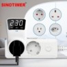 Priza inteligenta, protectie supratensiune si subtensiune, SINOTIMER, afisaj LED, 230V, 16A, 3680W, reglaj voltaj