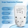 Priza inteligenta, protectie supratensiune si subtensiune, SINOTIMER, afisaj LED, 230V, 16A, 3680W, reglaj voltaj