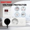 Priza inteligenta protectie tensiune SINOTIMER SVP-102, 230V, 16A, 3680W, display LED, reglaj automat supratensiune, subtensiune