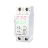 Protector tensiune si curent SINOTIMER SVP-921VA, 230V, 80A, protectie supratensiune, subtensiune si supracurent, LED dual