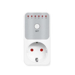 Priza programabila cu temporizator SINOTIMER Countdown Timer, 230V, 16A, 6 intervale (1–10 ore), protectie supraincalzire