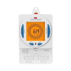 Timer, Sinotimer, 200-250VAC, 50/60Hz, 24 de ore, ecran LCD, TM6339H-30D
