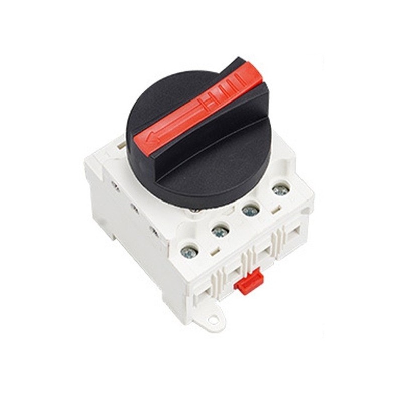 Comutator izolator DC fotovoltaic STPV-40.F, 4 Poli, 32A, 1200V DC, montaj sina DIN pentru panouri solare