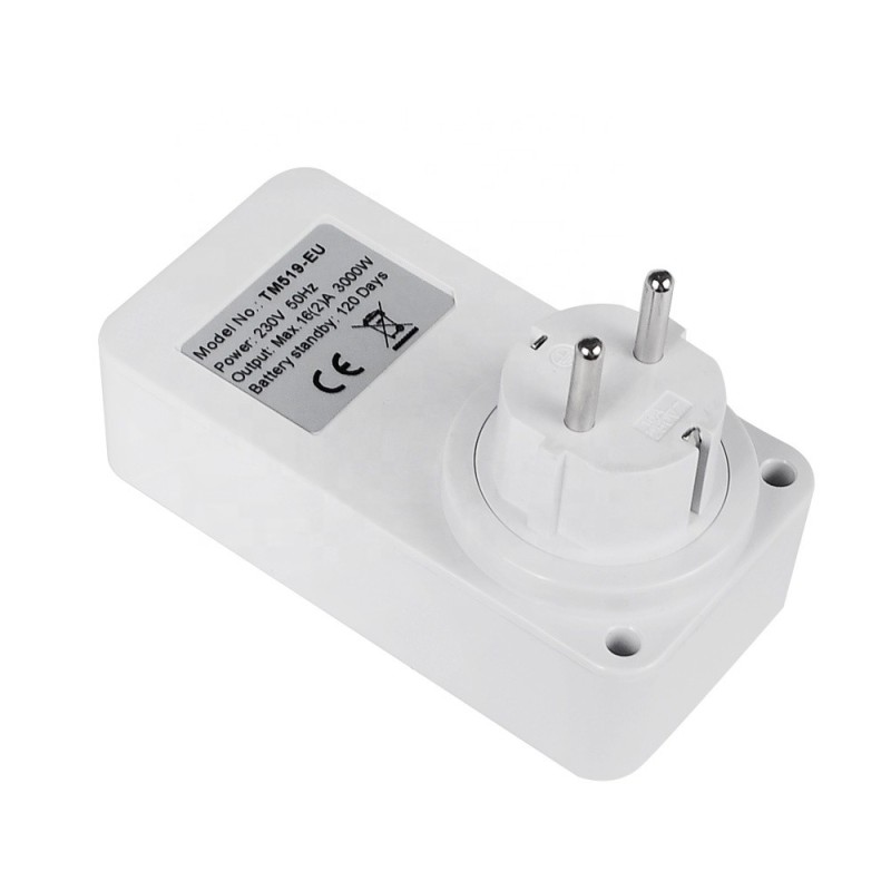 Priza digitala programabila, Sinotimer, 230V , 16A, 3000W, interval 1 minut/7zile, TM519
