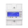 Contor trifazic de energie electrica, energie reactiva, Sinotimer, 3x230/400V AC 50Hz, 3x5(80)A, ecran LED iluminat, DDS024MR