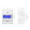 Contor trifazic de energie electrica, energie reactiva, Sinotimer, 3x230/400V AC 50Hz, 3x5(80)A, ecran LED iluminat, DDS024MR