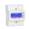 Contor trifazic de energie electrica, energie reactiva, Sinotimer, 3x230/400V AC 50Hz, 3x5(80)A, ecran LED iluminat, DDS024MR