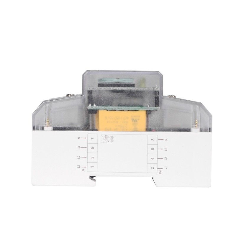 Contor trifazic de energie electrica, Sinotimer, 3x230/400V AC 50Hz, 3x5(80)A, ecran digital LED iluminat, DDS024T