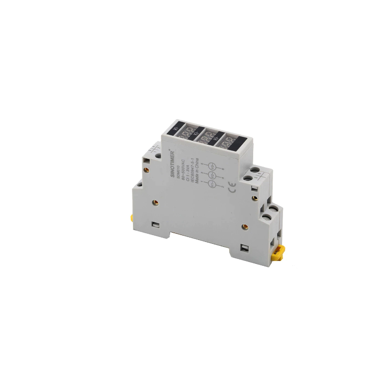 Voltmetru Sinotimer, trifazic masoara voltajul AC 80-500V, SDM010