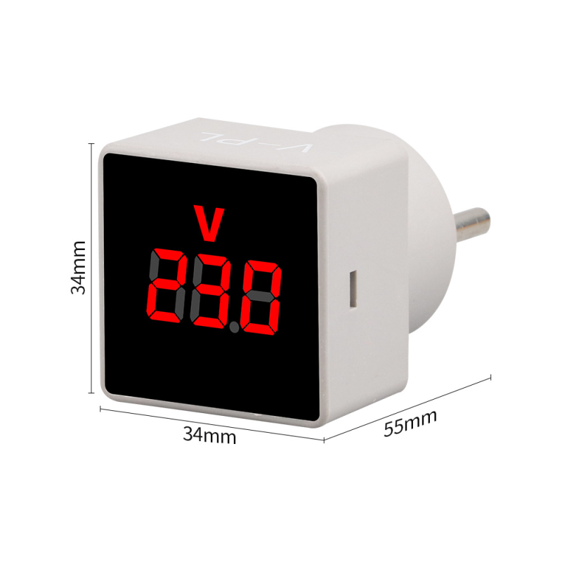 Voltmetru SINOTIMER, monofazic, masoara voltajul, AC 50-380V, 50-60Hz, V-PL