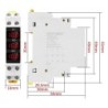 Ampermetru Sinotimer, trifazic, masoara curentul 3P, SDM010A