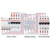 Releu trifazic SINOTIMER, siguranta digitala de protectie tensiune, 380V, 80A, recuperare automata, STVP-932-80A