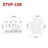 Releu siguranta digitala de protectie tensiune, Sinotimer, 125A, STVP-100, recuperare automata