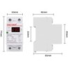 Releu siguranta digitala de protectie tensiune, Sinotimer, 40A, 230V, SVP-60L, recuperare automata