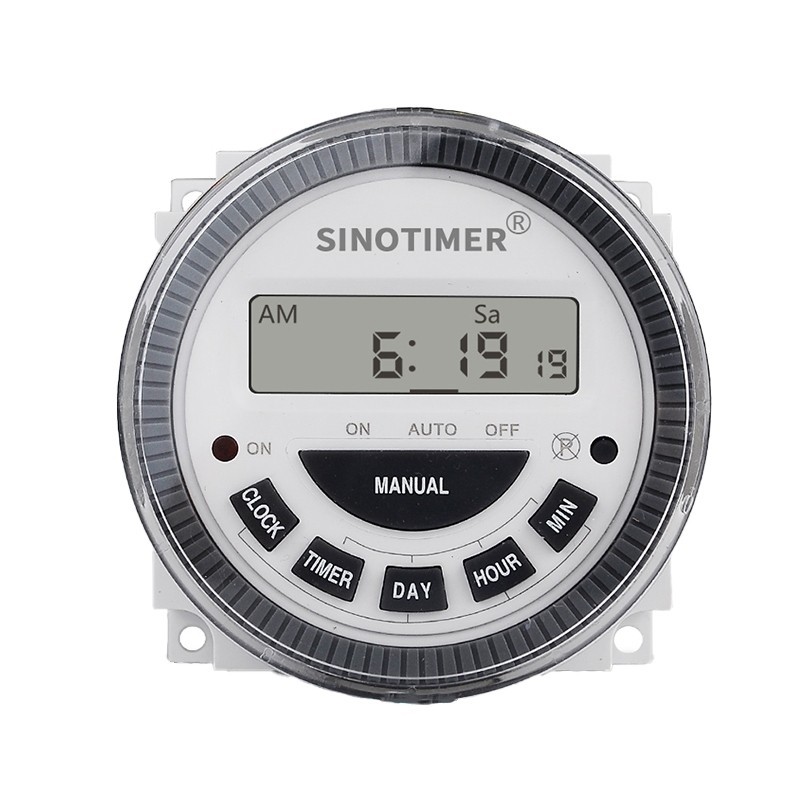 Releu digital cu temporizator, Sinotimer, temporizator, intrerupator, programabila, 230V, 30A, TM619H2-30D