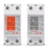 Releu siguranta digitala de protectie tensiune, Sinotimer, programabil intre 1-80A, 220V, recuperare automata, SVP-977