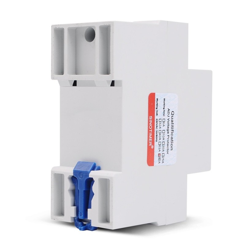 Releu monofazic digital de protectie tensiune, Sinotimer, reglabil intr 1- 80A, , ecran digital LED, SVP-916-80A