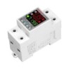 Releu digital monofazic de protectie tensiune, Sinotimer, si curent 1- 40A, consum KW, ecran digital LED, SVP-719-40A