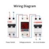 Releu siguranta digitala de protectie tensiune, Sinotimer, reglabila intre 1 - 63A, contor, ecran digital LED, SVP-719-63A