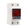 Releu siguranta digitala de protectie tensiune, Sinotimer, reglabila intre 1 - 63A, contor, ecran digital LED, SVP-719-63A