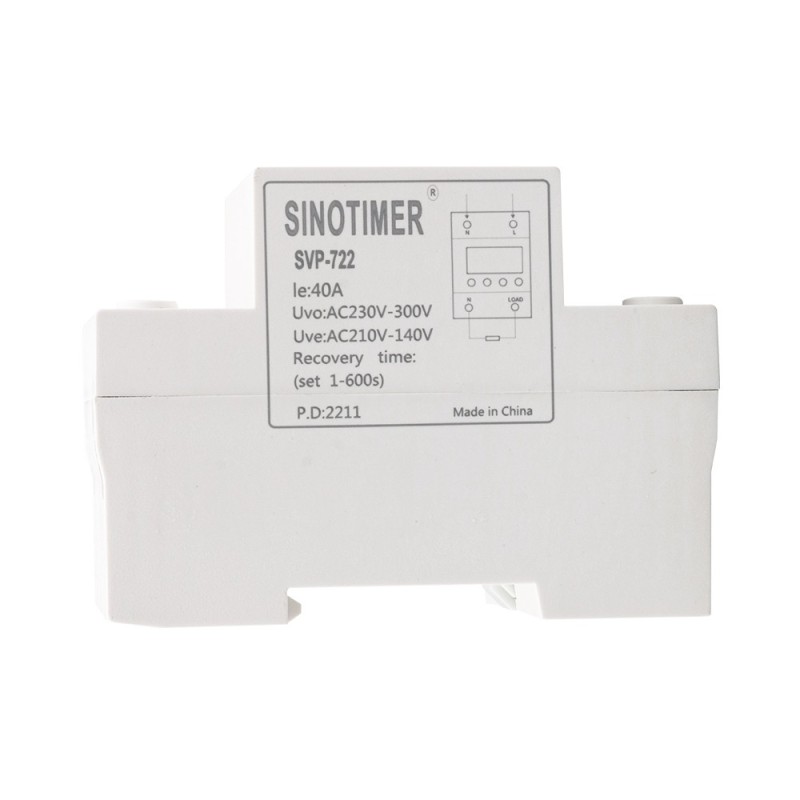 Releu protecție, SINOTIMER, supratensiune/subtensiune, SVP722-40A