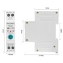 Intrerupator inteligent 63A AC220V, WiFi aplicatie Tuya, temporizator pornit-oprit, protectie curent, contor enegie KWH